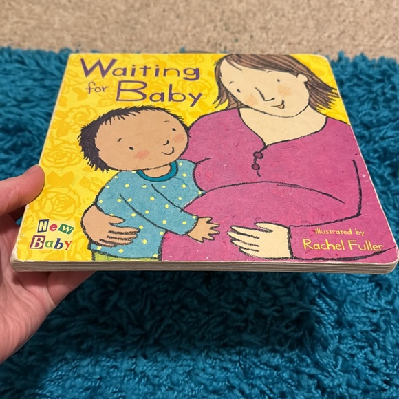 ⛱️2/$5⛱️Waiting for Baby, board book, 2009 - Picture 2 of 6